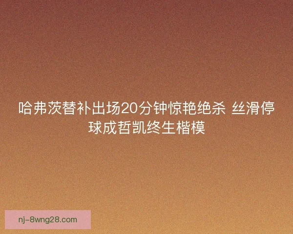 哈弗茨替补出场20分钟惊艳绝杀 丝滑停球成哲凯终生楷模